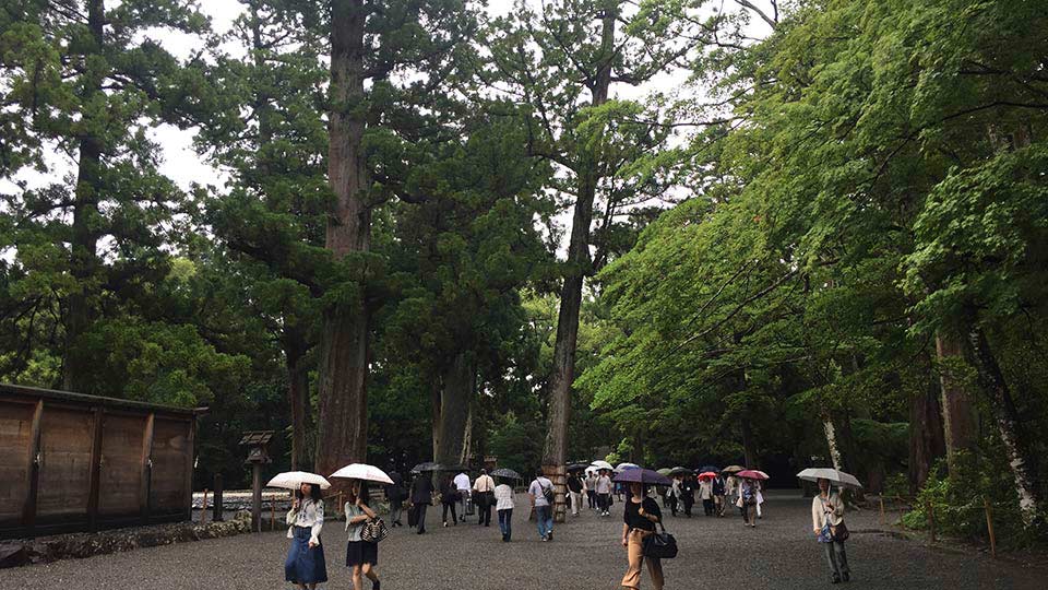 正宮前の参道