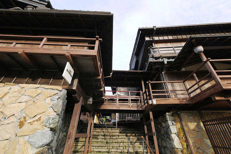 赤福本店の裏側あたり