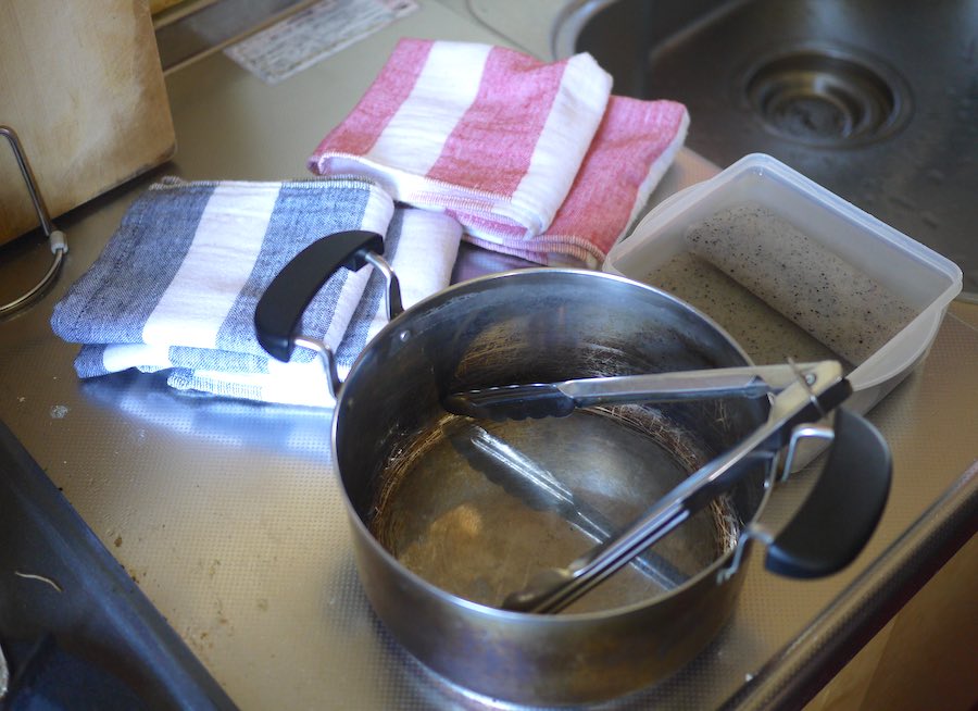 こんにゃく湿布で準備するもの